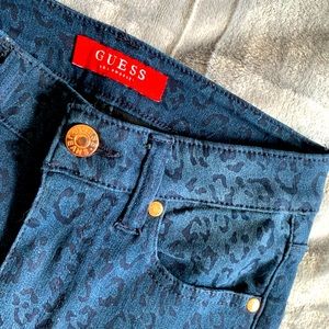 GUESS Leopard Print Jeans